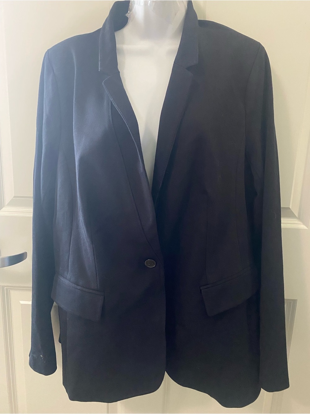 Lane Bryant NWT 16 Black Single-Button Blazer